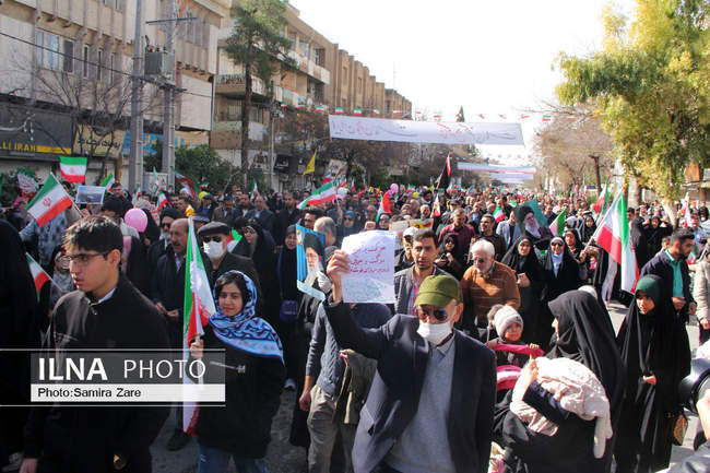 مراسم راهپیمایی ۲۲بهمن - شیراز
