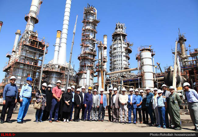 بازدید خبرنگاران از پالایشگاه تهران‎