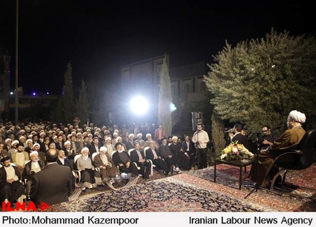 دیدار با علما و روحانیون استان کرمانشاه با آِت االله هاشمی