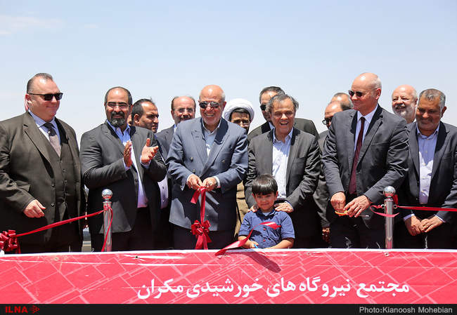 افتتاح بزرگترین نیروگاه خورشیدی ایران در کرمان