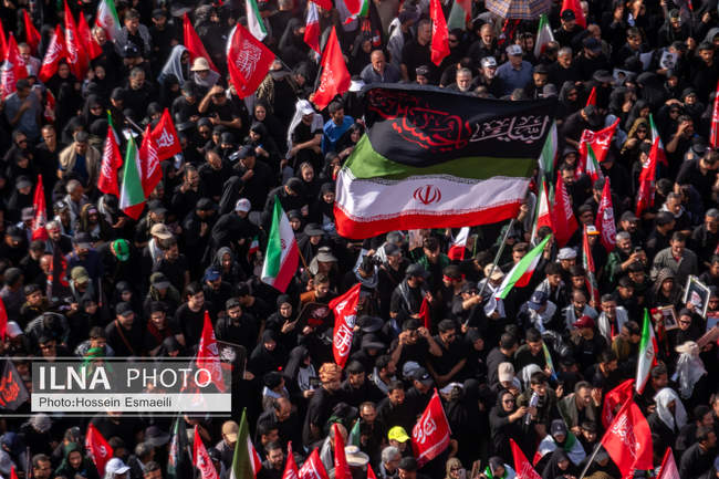 Funeral ceremony of the martyred revolutionary leader
