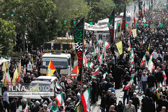 مراسم تشییع شهدای اقتدار - تهران / 2