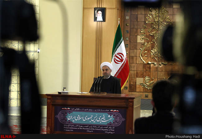 نشست خبری رئیس جمهوری 