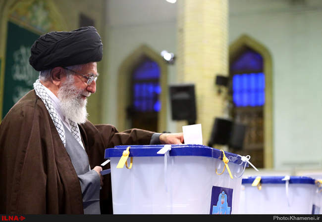 حضور رهبر انقلاب در انتخابات