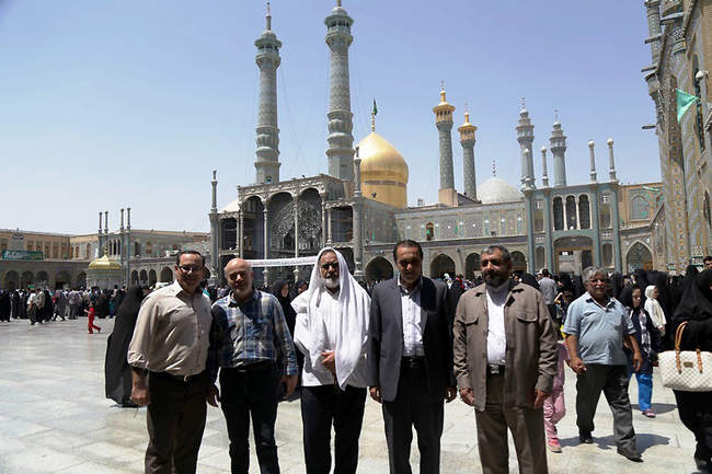 حال و هوای زائران در روز میلاد حضرت فاطمه معصومه(س)