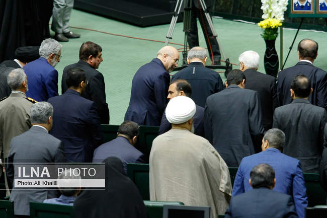 مراسم پاسداشت شهدای خدمت در مجلس