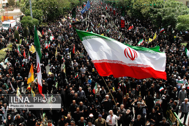 مراسم تشییع شهدای اقتدار - تهران / 1