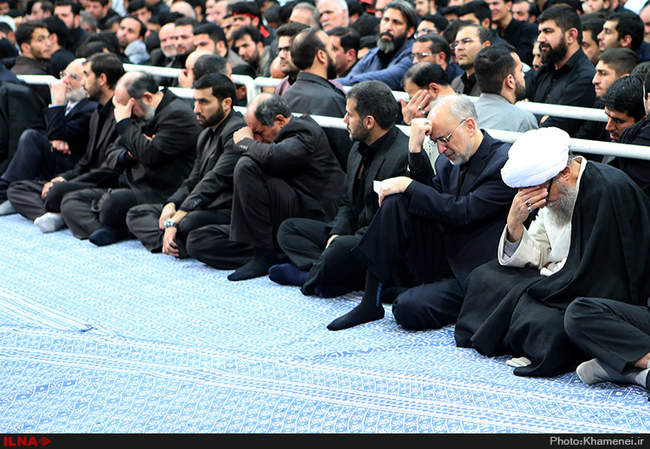 اولین شب عزاداری ایام محرم در حسینیه امام خمینی