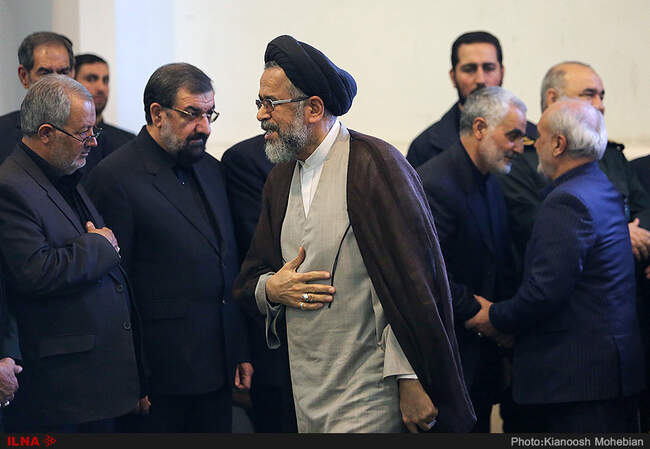 مراسم ترحیم پدر سردار سلیمانی