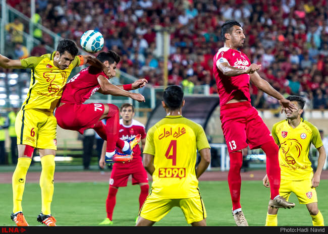 پرسپولیس قهرمان سوپرجام فوتبال ایران (گزارش تصویری)