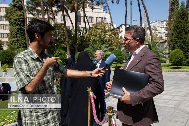 اعضای هیأت دولت در جمع خبرنگاران - ۲۹ مرداد ۱۴۰۴