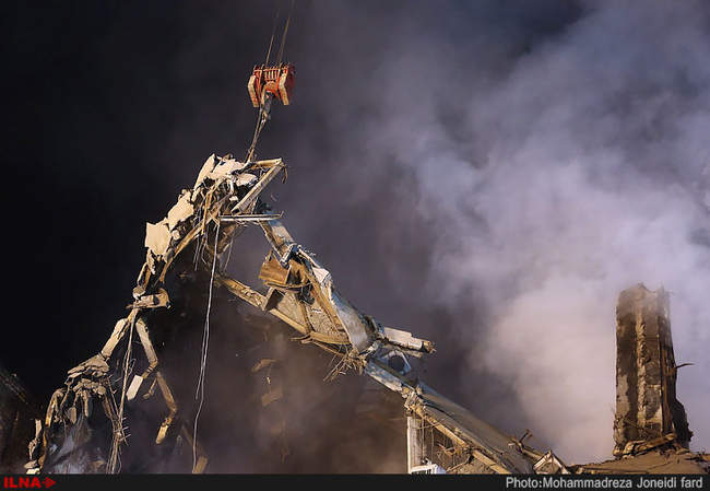 عملیات امداد و نجات ساختمان پلاسکو