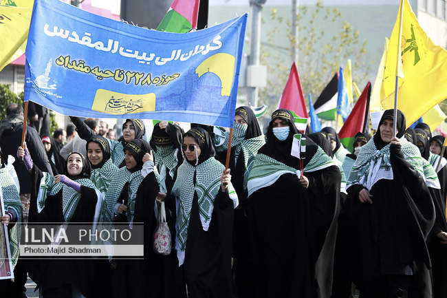 رزمایش الی بیت المقدس در تهران