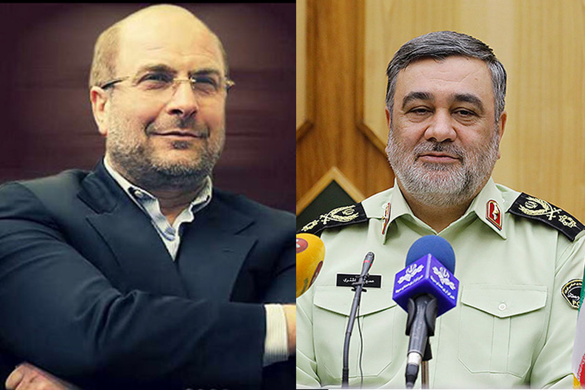 پیام تبریک فرمانده ناجا به دکتر "محمدباقرقالیباف"؛ رئیس جدید مجلس شورای اسلامی