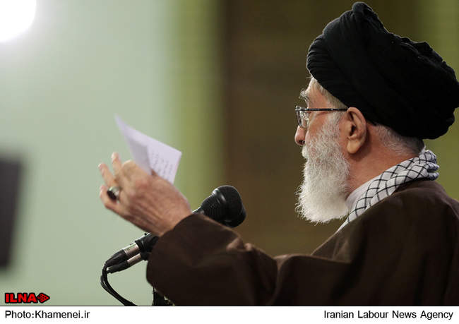 دیدار رهبر انقلاب با فعالان محیط زیست