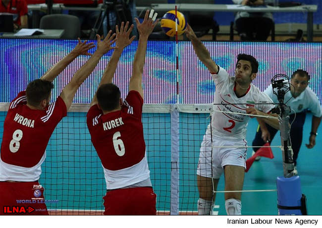 دومین دیدار تیم ملی والیبال ایران و لهستان