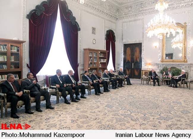 رئیس دیوان عالی فدرال و رئیس شورای عالی قضائی عراق با آیت الله هاشمی