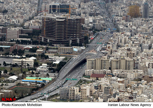 هوای پاک تهران پس از بارش باران بهاری