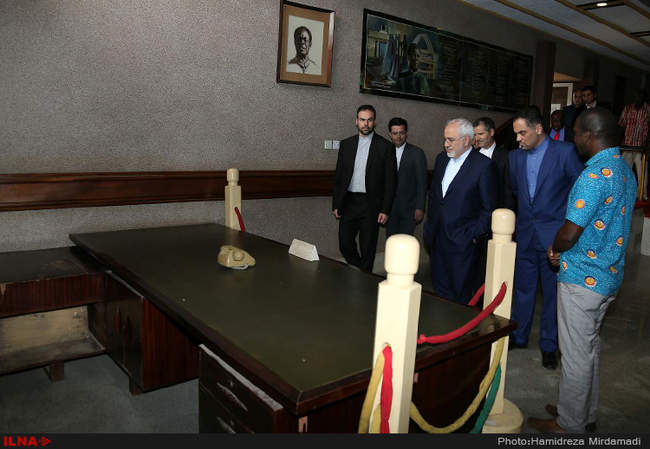 سفر محمدجواد ظریف وزیر امور خارجه کشورمان به غنا