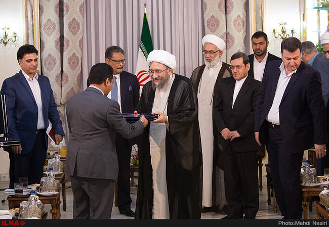 دیدار رئیس قوه قضائیه  با داتوسری افندی بن‌علی حاجی، دادستان کل کشور مالزی