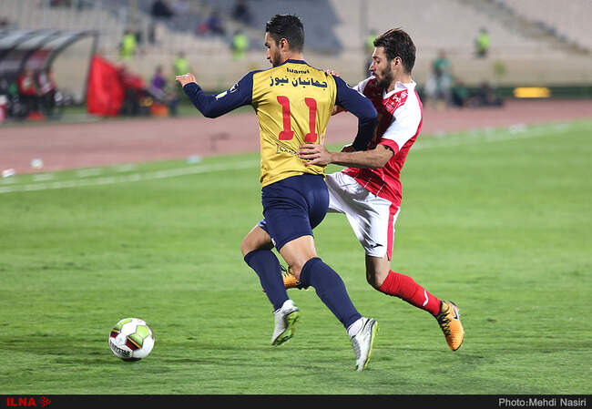 دیدار تیم های پرسپولیس تهران و نفت تهران