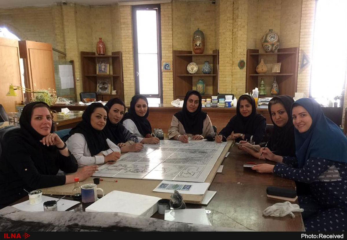 ساخت کتیبه دفاع مقدس با الهام از سرو ایرانی