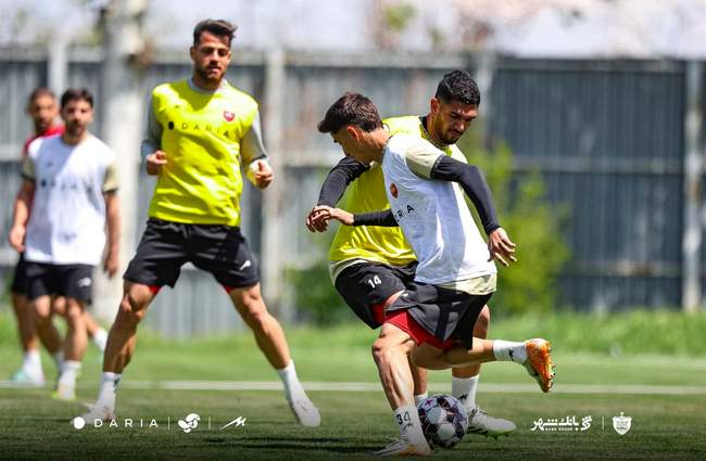 گزارش تصویری تمرین پرسپولیس/ همچنان با غایبان سرشناس و بدون رهبر