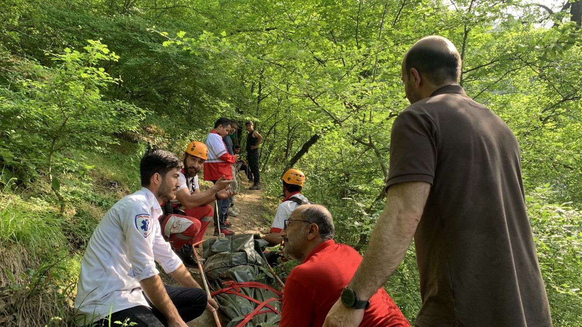 جان باختن مسافر سبزواری براثر سقوط از آبشار لوه