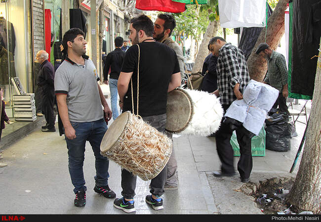 بازار تهران در ایام محرم