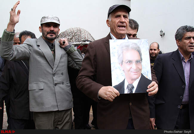 مراسم تشییع پیکر زنده یاد محسن سیف منتقد پیشکسوت سینما