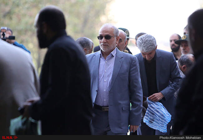 مراسم ترحیم پدر سردار سلیمانی