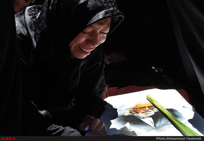 مراسم تشییع پیکر حمید سبزواری 