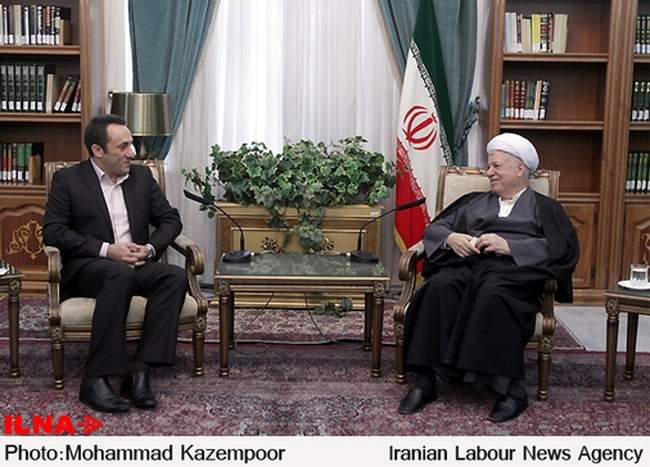 دیدار اعضای هیأت مدیره انجمن صنفی عکاسان مطبوعات ایران با آیت الله ه