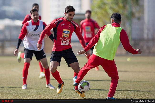 تمرین امروز تیم پرسپولیس