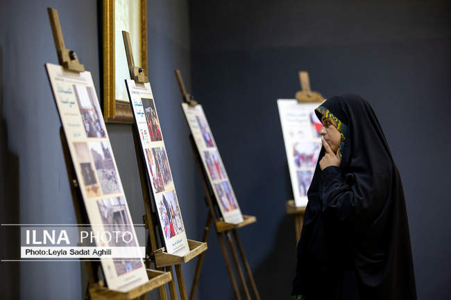 مراسم افتتاحیه نمایشگاه هنری نغمه‌های بی صدا