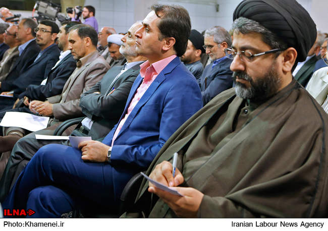 دیدار ‌‫رئیس و نمایندگان مجلس شورای اسلامی با رهبر انقلاب