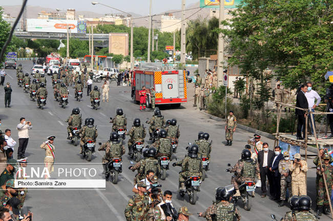مراسم رژه روز ارتش درشیراز