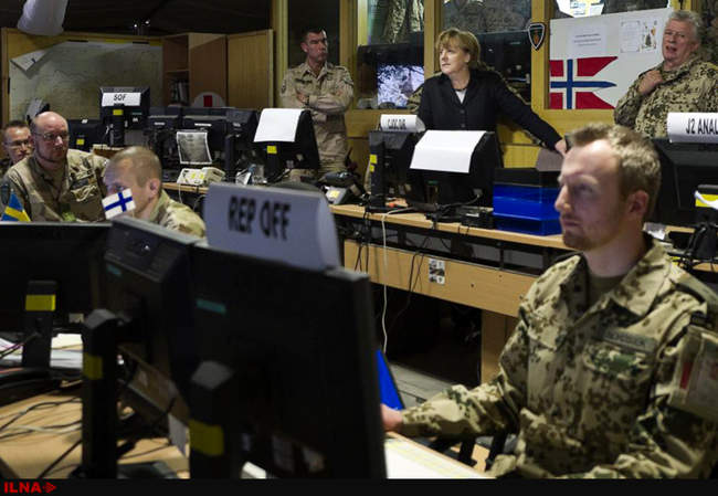 مرکل در ارتش