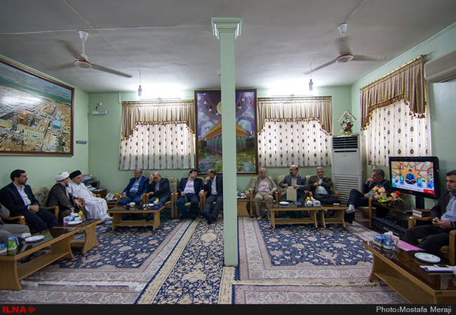 دیدار وزیر تعاون کار و رفاه اجتماعی با مراجع وعلماء شهر قم