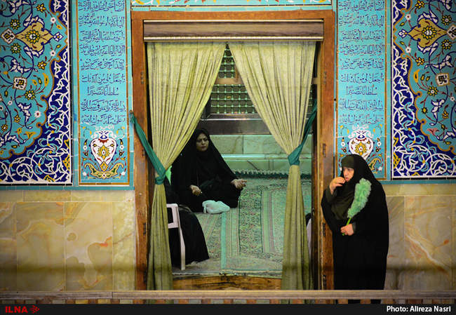 آئین شب بیست و یکم ماه مبارک رمضان در شاهزاده حسین (ع) قزوین