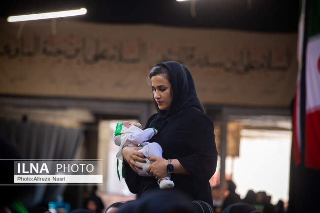 مراسم شیرخوارگان حسینی در قزوین