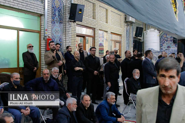مراسم گرامیداشت شهدای حمله رژیم صهیونیستی به زندان اوین