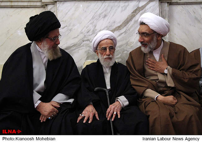 مراسم ترحیم همسر آیت الله جنتی