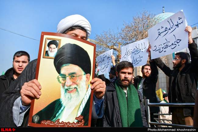 راهپیمایی مردم در محکومیت اغتشاشات اخیر - مشهد