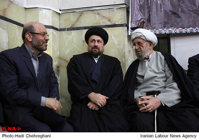 مراسم ترحیم والده رئیس جمهور در قم