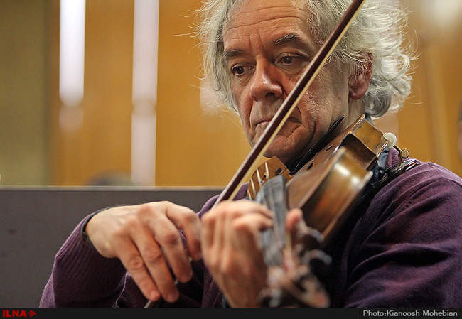 تمرین ارکستر سمفونیک تهران و ایتالیا