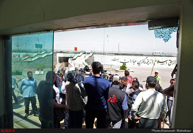 بازسازی صحنه حمله مسلحانه به حرم امام خمینی(ره)