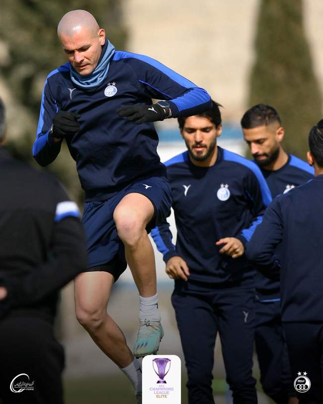 گزارش تصویری: آخرین تمرین استقلال پیش از سفر به قطر 