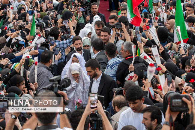  برگزاری جشن ازدواج ۱۰۰۰زوج جان فدا در تهران 