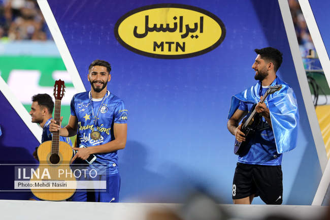 جشن قهرمانی تیم فوتبال استقلال